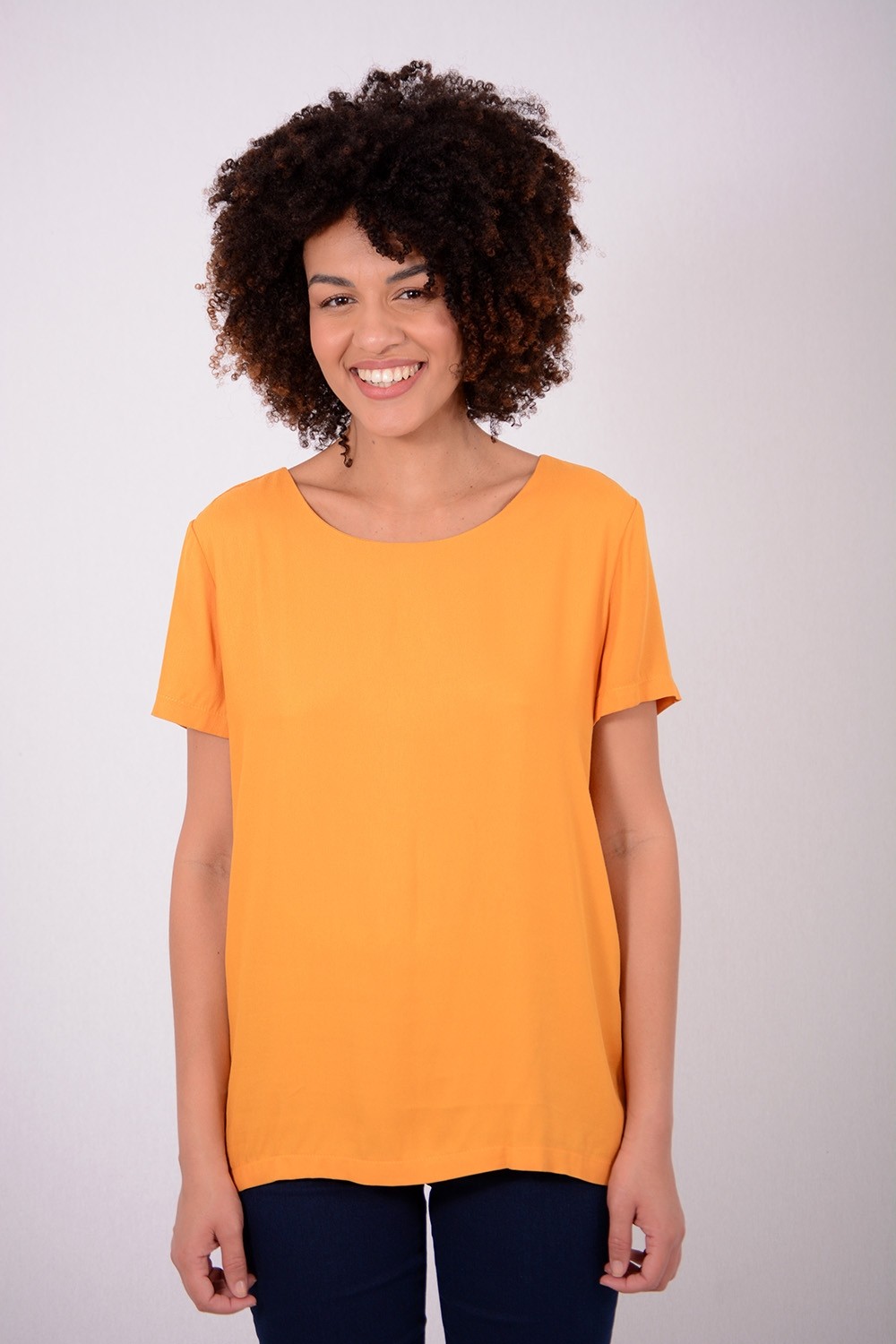 BLUSA VISCOSE SARJADA