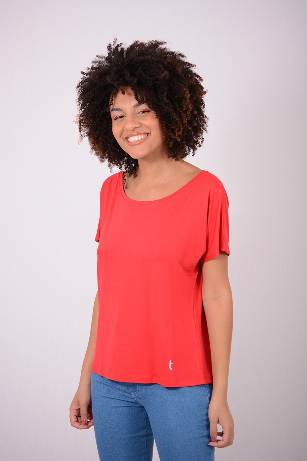 BLUSA DE MALHA MANGA MORCEGO