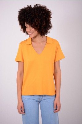 BLUSA MOLETINHO COM GOLA