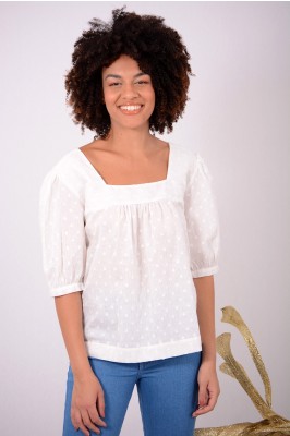 BLUSA BATA ALGODAO