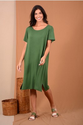 VESTIDO MALHA T-SHIRT
