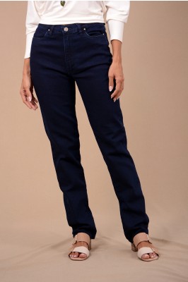 CALÇA JEANS AVANCINI PERNA RETA ESCURA