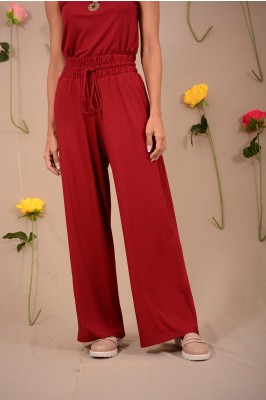 CALÇA MALHA CANELADA