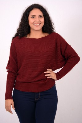 BLUSA TRICOT MANGA MORCEGO BASIC