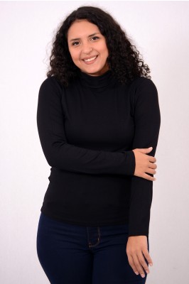 BLUSA MALHA GOLA ALTA